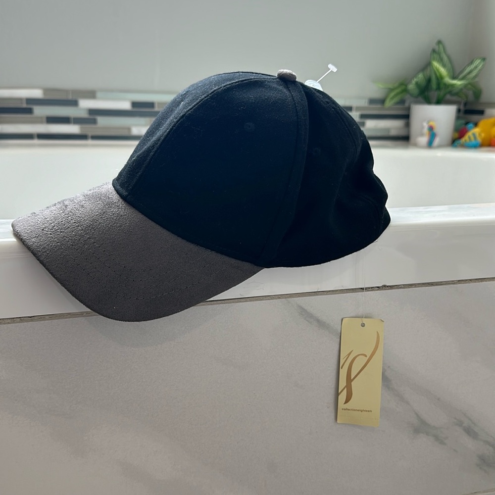Collectioneighteen Suede 2 Tone Baseball Cap